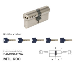 MTL - Mul-T-Lock MTL600 S obojstranná
