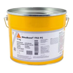 Lepidlo SikaBond 52 Parquet 13 kg 1-zložkový hnedý polyuretán, na drevené podlahy