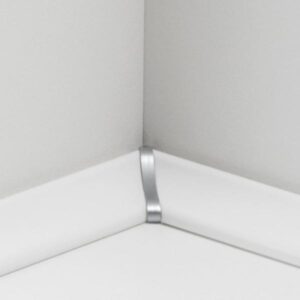 Prvky Parador k lište SL2, typ 1, Striebro Roh vnútorný 279306 (2 ks/bal)