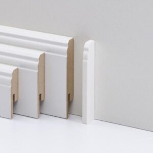 Prvky Parador k lište HL 1, HL 2, HL 3, typ 2, Biele 1739851 Ukončenie ľavé+pravé (1+1 ks/bal)