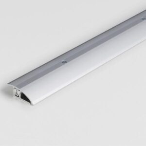 Adapting profile in aluminium for engineered wood flooring Silver floor coverings 8-18 mm silver 1739872 1000x55x0 mm