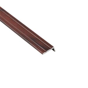 Profil AL schodový "L" 25x10 mm, fólia Orech 22, 2,7 m, samolepiaci, LSW10K Cezar