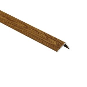 Profil AL schodový "L" 25x20 mm, fólia Dub zlatý 21, 2,7 m, samolepiaci, LSW20K Cezar