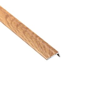 Profil AL schodový "L" 25x10 mm, fólia Dub svetlý 15, 2,7 m, samolepiaci, LSW10K Cezar