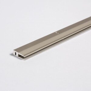 End profile in aluminium for Design flooring coverings Stainless steel, floor coverings 4-9 mm stainless steel 1744331 1000x22x7 mm