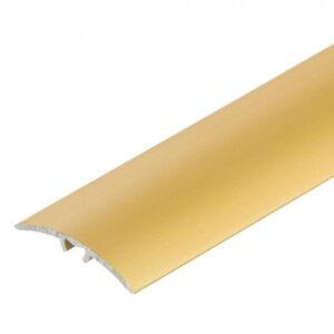 Profil AL prechodový 40 mm, elox Zlato 02, 2,7 m, narážací oblý, LW40 Cezar