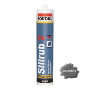 Silikón Soudal Silirub Color RAL 7016 antracit 300 ml neutrálny (EAN 5411183037144)