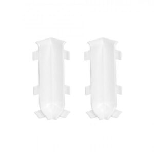 Prvky Cezar LP59 Biela - Roh vnútorný k AL soklovej lište 59 mm (2 ks/bal)