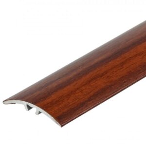 Profil AL prechodový 30 mm, fólia Orech 22, 2,7 m, narážací oblý, LW30 Cezar