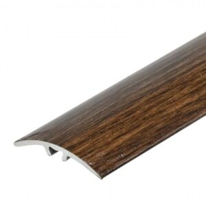 Profil AL prechodový 30 mm, fólia Wenge 25, 2,7 m, narážací oblý, LW30 Cezar