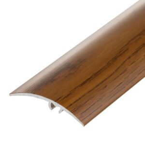 Profil AL prechodový 50 mm, fólia Dub rustikálny 18, 2,7 m, narážací oblý, LW50 Cezar