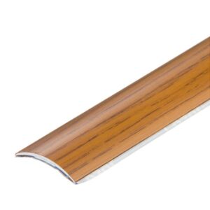 Profil AL prechodový 40 mm, fólia Dub rustikálny 18, 2,7 m, samolepiaci oblý, LPO40K Cezar