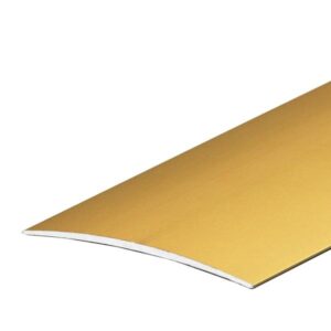 Profil AL prechodový 80 mm, elox Zlato 02, 1 m, samolepiaci oblý, LPO80K Cezar