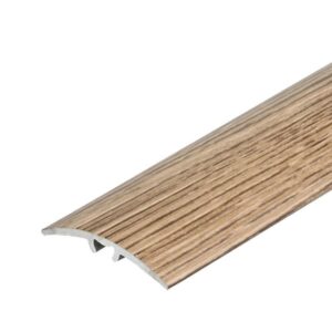 Profil AL prechodový 30 mm, fólia Dub hlina 14, 2,79 m, samolepiaco-narážací oblý, LW305w1 Cezar