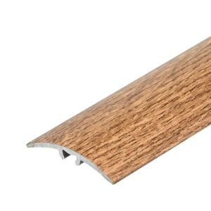 Profil AL prechodový 30 mm, fólia Dub pálený 17, 2,79 m, samolepiaco-narážací oblý, LW305w1 Cezar