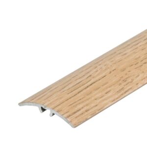 Profil AL prechodový 30 mm, fólia Dub svetlý 15, 2,79 m, samolepiaco-narážací oblý, LW305w1 Cezar