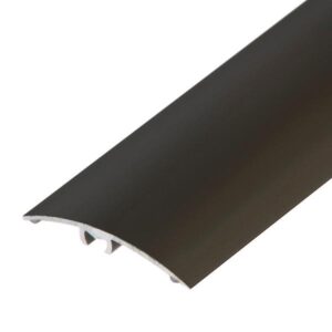 Profil AL prechodový 37 mm, elox Bronz čierny 05, 2,79 m, samolepiaco-narážací oblý, LW375w1 Cezar