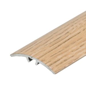 Profil AL prechodový 47 mm, fólia Dub svetlý 15, 0,93 m, samolepiaco-narážací oblý, LW475w1 Cezar