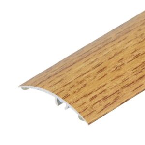 Profil AL prechodový 47 mm, fólia Dub prírodný 16, 0,93 m, samolepiaco-narážací oblý, LW475w1 Cezar