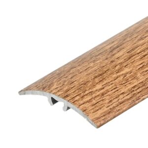 Profil AL prechodový 47 mm, fólia Dub pálený 17, 0,93 m, samolepiaco-narážací oblý, LW475w1 Cezar