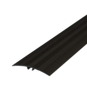 Profil AL prechodový 47 mm, elox Bronz čierny 05, 0,93 m, samolepiaco-narážací oblý, LW475w1 Cezar