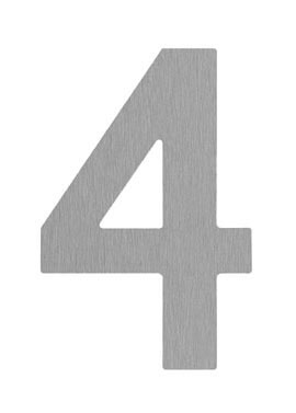 SRA - DOMOVÁ ČÍSLICA "4" 2.50 - 120 mm