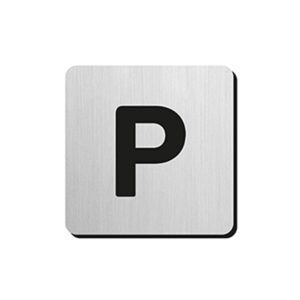 JNF - PIKTOGRAM PÍSMENO "P" - IN.34.300 - 75 mm - nalepovacie