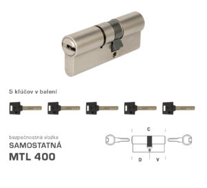 MTL - Mul-T-Lock MTL400 S obojstranná