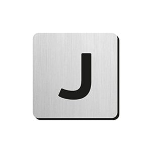 JNF - PIKTOGRAM PÍSMENO "J" - IN.34.300 - 75 mm - nalepovacie