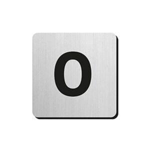 JNF - PIKTOGRAM ČÍSLICA "0" IN.34.300 - 75 mm - nalepovacia