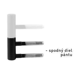 OV - Pánt nenastaviteľný spodný 101/15