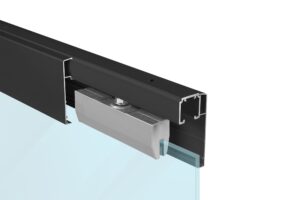 SC - POSUVNÝ SYSTÉM 100 SILENT GLASS S 80 KG SP s obojstranným krytom na profil