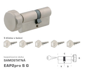 DK - EAP2pro S G - s gombíkom