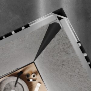 Modee Profil - roh vnútorný, Čierna matná A4, 2,8 m