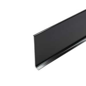 Lišta soklová Cezar LP80 Čierna RAL9005 celohliníková 80x10x2500 mm