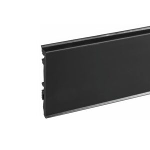Lišta soklová PVC Cezar MASTERLINE 80 Čierna RAL 9005 (090) 81,5x17,2x2200 mm