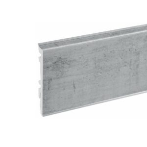 Lišta soklová PVC Cezar MASTERLINE 80 Šedý kameň (476) 81,5x17,2x2200 mm