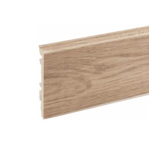 Lišta soklová PVC Cezar MASTERLINE 80 Svetlá káva (471) 81,5x17,2x2200 mm