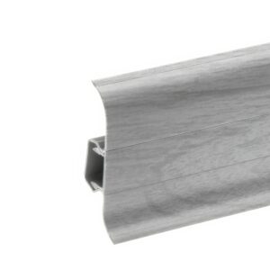 Lišta soklová PVC Cezar PREMIUM Classic Dub Sivý Svetlý M078 59x22x2200 mm
