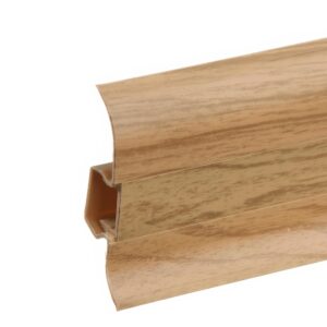 Lišta soklová PVC Cezar PREMIUM Classic Jaseň Svetlý M084 59x22x2200 mm