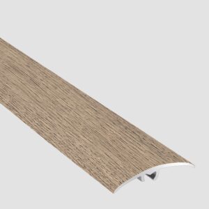 Profil AL prechodový 37 mm, fólia D673, 1,86 m, samolepiaco-narážací oblý, 3v1 Egger