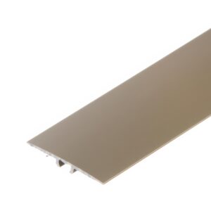 Profil AL prechodový plochý 35 mm, fólia Šampaň C32, 0,93 m, samolepiaco-narážací, LWP355w1 Cezar