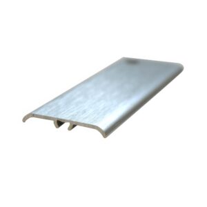 Profil AL prechodový plochý ovál 35 mm, fólia elox Striebro kartáčované leštené (EC0S), 0,93 m, samolepiaco-narážací, LWPO355w1 Cezar