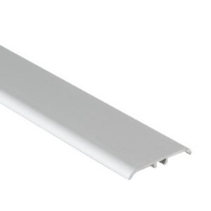 Profil AL prechodový plochý ovál 35 mm, fólia Striebro C0, 0,93 m, samolepiaco-narážací, LWPO355w1 Cezar