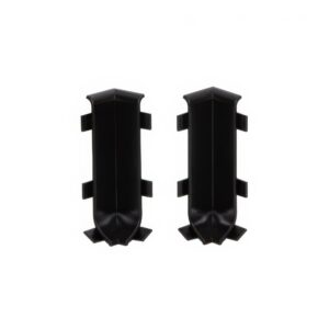 Prvky Cezar LP59 Čierna RAL9005 - Roh vnútorný k AL soklovej lište 59 mm (2 ks/bal)