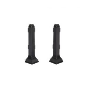 Prvky Cezar LP59 Sivá tmavá RAL7021 - Roh vonkajší k AL soklovej lište 59 mm (2 ks/bal)