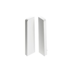 Prvky Cezar MASTERLINE 60 Biela (RAL 9003) - Ukončenie ľavé+pravé (1 bal = 1 ľavé + 1 pravé)