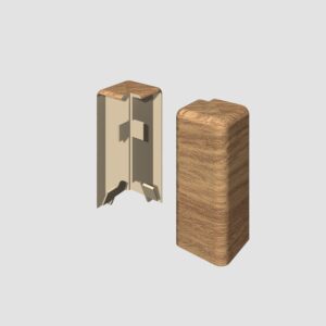 Prvky Egger 58 "cubical" Dub červeno hnedý - Roh vonkajší 1839867 (2 ks/bal)