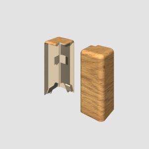 Prvky Egger 58 "cubical" Dub karamelový - Roh vonkajší 1839943 (2 ks/bal)