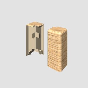 Prvky Egger 58 "cubical" Dub pieskový - Roh vonkajší 1839863 (2 ks/bal)